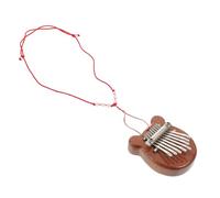 GLEAVI Petit Piano à Pouces Portable 8 Notes en Bois de Pêcher Instrument à Doigt Compact et Léger Accessoire Musique pour Débutants et Professionnels Son Pur et Couleur Aléatoire