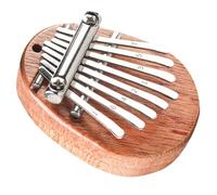 GLEAVI Piano à Pouces Kalimba 8 Notes Mini en Bois de Sapele Instrument de Musique Portable pour Débutants et Adultes Piano à Doigts Compact pour Apprentissage et Voyage