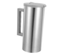 GLEAVI Pichet à Boissons Inox Grosse Capacité 2l Avec Poignée Pratique Pour Boissons Fraîches, Carafe Polyvalente En Acier Inoxydable Pour Jus, Eau Et Café à La Maison, Bureau Et Extérieur