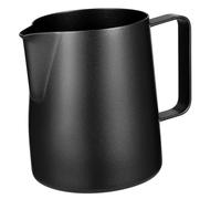 GLEAVI Pichet à Mousse Acier Inoxydable pour Latte Art Pichet à Lait Petit avec Bec Étroit Débordement Accessoire Café Pratique pour et Amateurs de Cappuccino