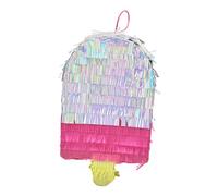 GLEAVI Piñata en Papier Glace pour Fête D'anniversaire Fille Décoration de Table Anniversaire Été, Accessoire Piñata Remplie, Ambiance Festive et Thème Crème Glacée, Format Moyen