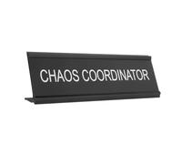 GLEAVI Plaque de Bureau Alliage Aluminium pour Médiateur Nom Professionnel Décor de Bureau Moderne Résistante et Polyvalente pour Salles de et de Médiation Temporaires