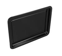 GLEAVI Plaque de Cuisson Émaillée Noire pour Four Grand Moule Pâtisserie Polyvalent Surface Lisse Facile à Nettoyer pour Gâteaux et Viandes Cuisine Familiale