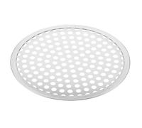 GLEAVI Plaque de Cuisson Ronde en Acier Inoxydable Perforée pour Pizzas à Croûte Épaisse Compatible Airfryer Usage Maison et Professionnel