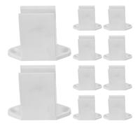GLEAVI Plastique Support de Manivelle Blanc 10 Pièces, 13mm pour Store | Support Mural Vis de Montage, Clip de Retenue pour Manivelle, Usage Extérieur Résistant aux Intempéries