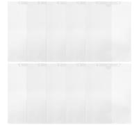 GLEAVI Pochettes Plastique Transparentes 24 Pièces Format A4, Protection Dossiers Suspendus pour Bureau et Études