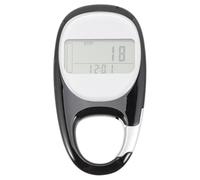 GLEAVI Podomètre Créatif 3D Multifonction Portable Noir Compteur de Marche Professionnel sans Application Grand Écran pour Randonnée Fitness et Activité Extérieure