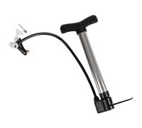 GLEAVI Pompe Manuelle Portable Multifonction en Métal 30cm pour Ballon | Mini Gonflage à Haute Pression, Alimentation en Air Facile, Usage Magasin et Salle de Sport, Noir