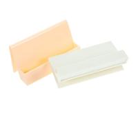 GLEAVI Porte-cartes pour bureau 2 pièces en PP support stable fonction protection cartes de visite pour espace bureau