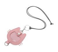 GLEAVI Porte-clés Chat Tête Rose en PU Cuir, Souvenir Poils pour Clés | Boîte à Souvenirs Capillaires, Organisation des Clés, Pendentif Commémoratif, Style Intemporel