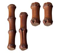 GLEAVI Porte-Pinceaux de Calligraphie en Bambou Tressé Support pour Pinceaux D’Écriture 4 Pièces Accessoire Traditionnel pour Calligraphie et Thé Décor Bureau Maison