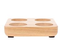 GLEAVI Porte-œufs en Bois D’acacia Solide et Pratique, Boîte de Rangement Simple pour Œufs, Support à Œufs pour Réfrigérateur ou Comptoir Cuisine