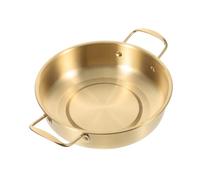 GLEAVI Pot de Cuisson Acier Inoxydable pour Nouilles Coréennes Casserole Multifonctionnelle pour Ramen Soupe Camping et Pique