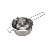 GLEAVI Pot de Fusion Acier Inoxydable pour Beurre Fromage et Chocolat avec Poignée Ergonomique Adaptée pour Cuisson Bain Usage Cuisine et Repas Extérieur