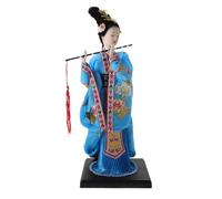 GLEAVI Poupée Chinoise en Soie pour Les Amoureux De La Culture Figurine Miniature Asiatique Ancienne Collectionneurs De Figurines en Soie Poupée Artisanale Chinoise Traditionnelle
