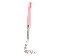 GLEAVI Presse Purée Acier Inoxydable Outil de Cuisine Manuel pour Écraser Pommes de Terre Légumes et Fruits Design Ergonomique et Couleur Rose