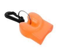 GLEAVI Protection Embout Buccal de Détendeur de Plongée Orange PVC avec Clip Rapide, Support Anti-poussière pour Régulateur de Pieuvre, Accessoire Plongée sous-Marine Sécurisé
