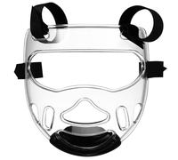 GLEAVI Protection Faciale Amovible Plastique Renforcé, Confortable Protège-Face de Sparring Protège Le Visage Les Blessures, pour Garçon et Filles et Jeunes, Taekwondo, Combat