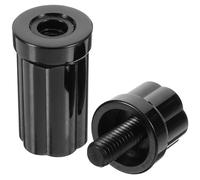 GLEAVI Protège-Queue de Billard en Abs Noir Housse de Protection Remplaçable pour Embout de Queue Accessoires de Billard Pratiques pour Amateurs