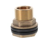 GLEAVI Raccord Laiton pour Réservoir Eau Robuste avec Joint Étanchéité Connecteur Traversée Cuve pour Tuyaux Arrosage et Usage Domestique Commercial et Industriel