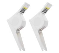 GLEAVI Règle Indicatrice de Hauteur Murale avec Échelle Claire Facile à Installer en ABS et Fer 2pcs 2 Mètres pour Chambre D'enfant et Cabinets Pédiatriques