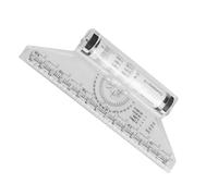 GLEAVI Règle Roulante Multifonction 15 CM Outil de Mesure Plastique pour Tracé Précis et Translation de Dessins pour Ingénieurs et Étudiants