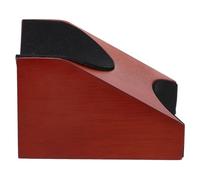 GLEAVI Repose-Manche en Bois pour Guitare Électrique et Acoustique Coussin Support Ergonomique pour Manche D’Instrument à Cordes Couleur Brique Accessoire Stable pour Réparation et