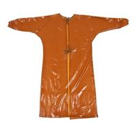 GLEAVI Salopette Imperméable Anti-Éclaboussures Grosse Taille Blouse Transparente à Manches Longues Poignets Élastiques Combinaison Résistante à L’Huile et Adaptée aux Abattoirs et