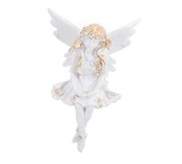 GLEAVI Sculpture D’Ange en Résine Réaliste, Statuette De Fée des Fleurs, Décoration De Jardin Et Mariage, Figurine Féerique pour Intérieur, Ornement Unique