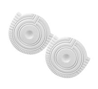 GLEAVI Semelle Antidérapante en Caoutchouc Blanc Talonnettes de Réparation Auto-Adhésives Coussinets pour Semelles de Chaussures de Sport Kit de Remplacement Talon Taille 40