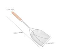GLEAVI Skimmer Cuillère Inox à Manche Chaleur pour Friture Filtration Huile et Égouttage Rapide des Frites Fruits de Mer et Hot Pot