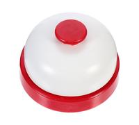 GLEAVI Sonnette de Service la Clientèle Rouge Compacte Cloche Main Solide pour Réception Restaurant Bureau
