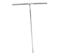 GLEAVI Spatule à Crêpes Acier Inoxydable Forme T Outil de Cuisine pour Crêpière Étaleur Large pour Cuisson Uniforme Nettoyage Facile Compatible Lave-vaisselle