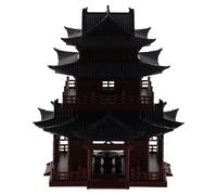 GLEAVI Statue de pagode Miniature : Mini pavillon Chinois, décoration de Jardin Zen Asiatique pour Micro-Paysage, Aquarium, Accessoires de Jardin féérique
