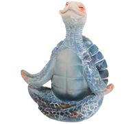 GLEAVI Statue de Tortue de Figurine Décorative pour Jardin Décoration de Résistante Aux Intempéries Accessoire de Pelouse Unique Idée
