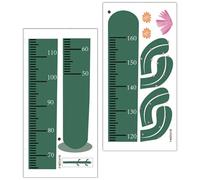 GLEAVI Sticker Mural Amusant Autocollant Cactus Vert en Pvc Décoration DIY Facile à Poser Retirer pour Mesure Hauteur des Garçon et Filles pour Chambre D'garçon et Filles