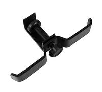 GLEAVI Support de Casque Métallique Noir pour Bureau Support Double pour Écouteurs avec Crochets Installation Facile et à Usure