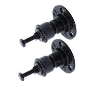 GLEAVI Support de Fixation Mural pour Main Courante d'Escalier Intérieur en Fer Épais 2 Pièces Robuste et Indéformable Adapté pour Rampes Garde-Corps et Couloirs Coupe-Feu