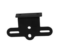 GLEAVI Support de Fixation Noir, Résistant aux Intempéries en Alliage D'aluminium Installation Facile pour Réflecteur de Vélo Arrière pour Porte-vélos Arrière Lors des Balades Nocturnes