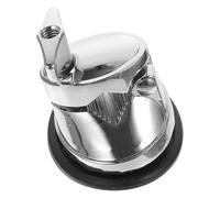 GLEAVI Support de Pied de Tom Réglable en Fer Argenté Repose-Pied de Caisse Claire 50 MM Accessoire de Batterie Robuste pour Instruments de Percussion Matériel de Montage pour