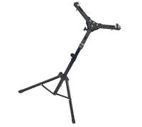 GLEAVI Support de Tambour Muet Réglable en Hauteur 12 Pouces en Fer et ABS Noir pour Pad d'Entraînement de Batterie et Caisse Claire Pied Stable pour Débutants et Percussionnistes