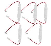 GLEAVI Support Fusible Haute Tension Micro-ondes 5kv 0.85a Taille Compacte Verre Soufflé Remplacement Fusible Compatible Micro-ondes Accessoire Four à Micro-ondes Lot De 5 Pièces