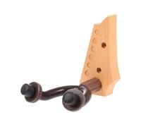 GLEAVI Support Mural pour Guitare Électrique et Acoustique en Bois de Hêtre, Crochet Robuste en Fer, Porte Guitare Tête de Manche, Cintre Pratique pour Rangement Domestique, Adapté