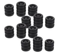 GLEAVI Supports de Lunettes Antidérapants en Silicone 20 Paires Coussinets d'Oreilles Flexibles Noirs Accessoires pour Lunettes Derrière L'Oreille pour Sport Randonnée et Usage