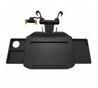 GLEAVI Table Pliante Multifonction Pour Voiture Porte-gobelet, Tablette Pliable Pour Siège Auto, Support Téléphone Intégré, Usage Voyage Et Travail, Compatible La Plupart Véhicules