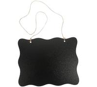 GLEAVI Tableau Mémo Mural Double Face Effaçable, Petit Panneau Noir Suspendu pour Porte, Tableau D’affichage Intérieur Compact, Surface Craie Réinscriptible, pour Bureau et Maison