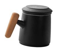 GLEAVI Tasse Céramique avec Filtre pour Café et Thé Mug à Main Capacité pour Boissons Chaudes pour Maison Bureau
