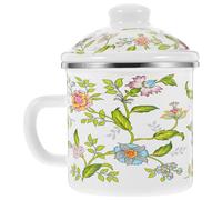 GLEAVI Tasse Émaillée Vintage 750 Ml En Acier Émaillé Résistant à La Chaleur, Pour Thé, Eau Et Voyages, Tasse Traditionnelle Rétro Anse Pratique Pour Intérieur Et Extérieur