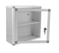 GLEAVI Trousse de Verrouillable en Aluminium Étui Mural Multi-Couches pour Matériel Grand Conteneur de Rangement pour Remède Usage Familial et Professionnel