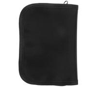 GLEAVI Trousse de Voyage pour Diabétiques Noire en Polyester Épais Étui Portable Antichoc Compartiments Organisateurs pour Appareil de Mesure Glycémie Paquet de Rangement Compact pour